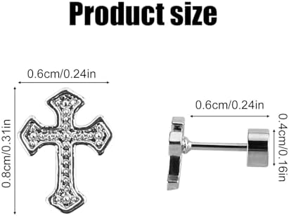 Vue 2 de Boucles Doreilles En Croix