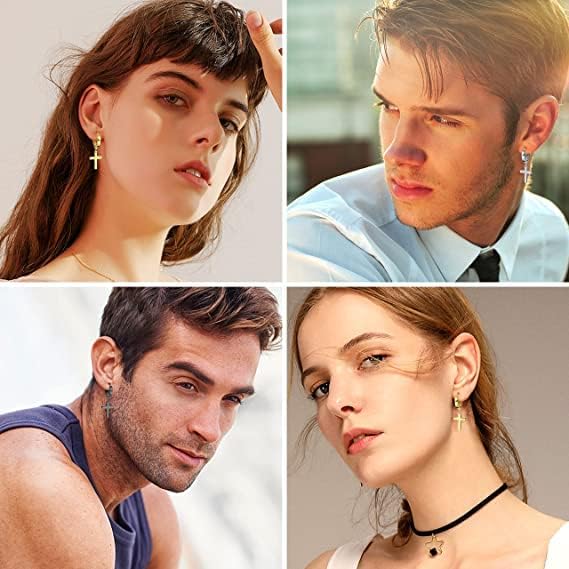 Vue 5 de Acier Inoxydable Clou Doreille