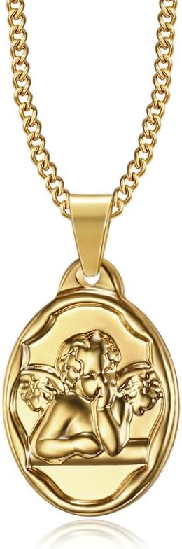 Pendentif Medaille Ange Gardien