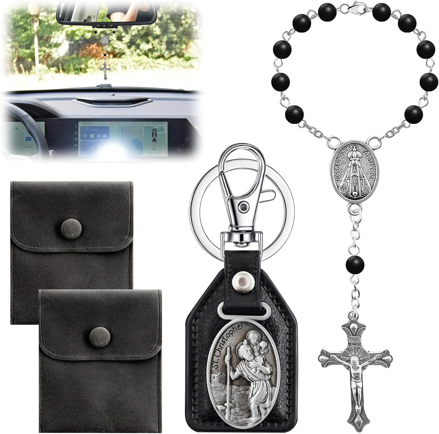 Chapelet De Retroviseur Avec