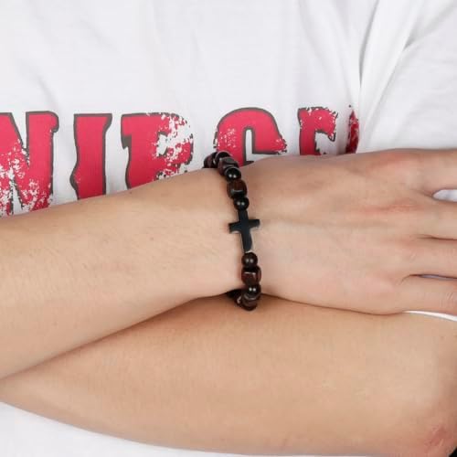 Vue 4 de Hommes Cadeau Chretien Bracelets
