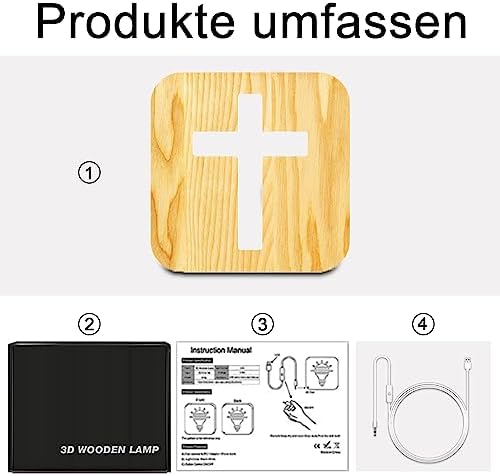 Vue 6 de Veilleuse En Croix De