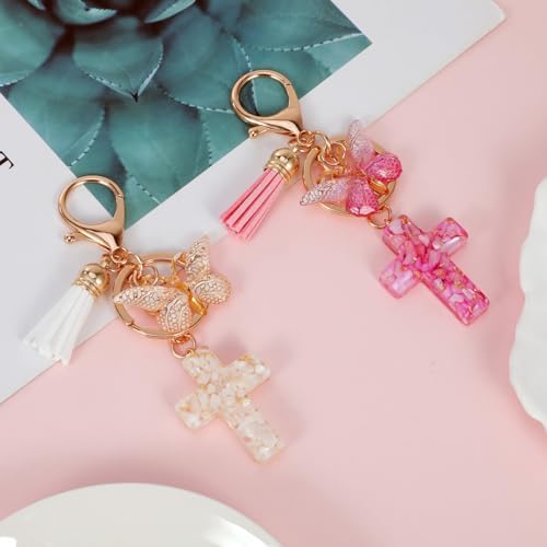 Vue 4 de Pieces Portecles Croix Portecles