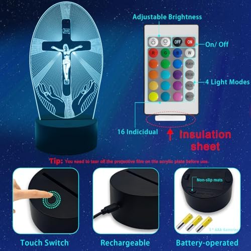 Vue 6 de Gemi Lampe Croix Lampe