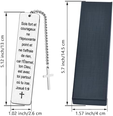 Vue 3 de Marquepage Chretien Signet Inspirant