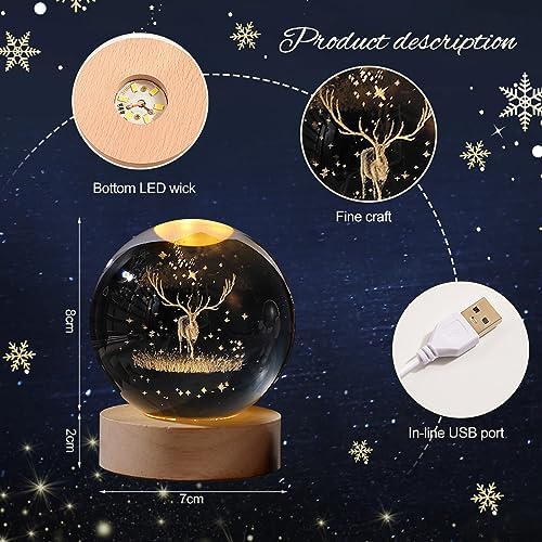 Vue 5 de Veilleuse Boule De Cristal