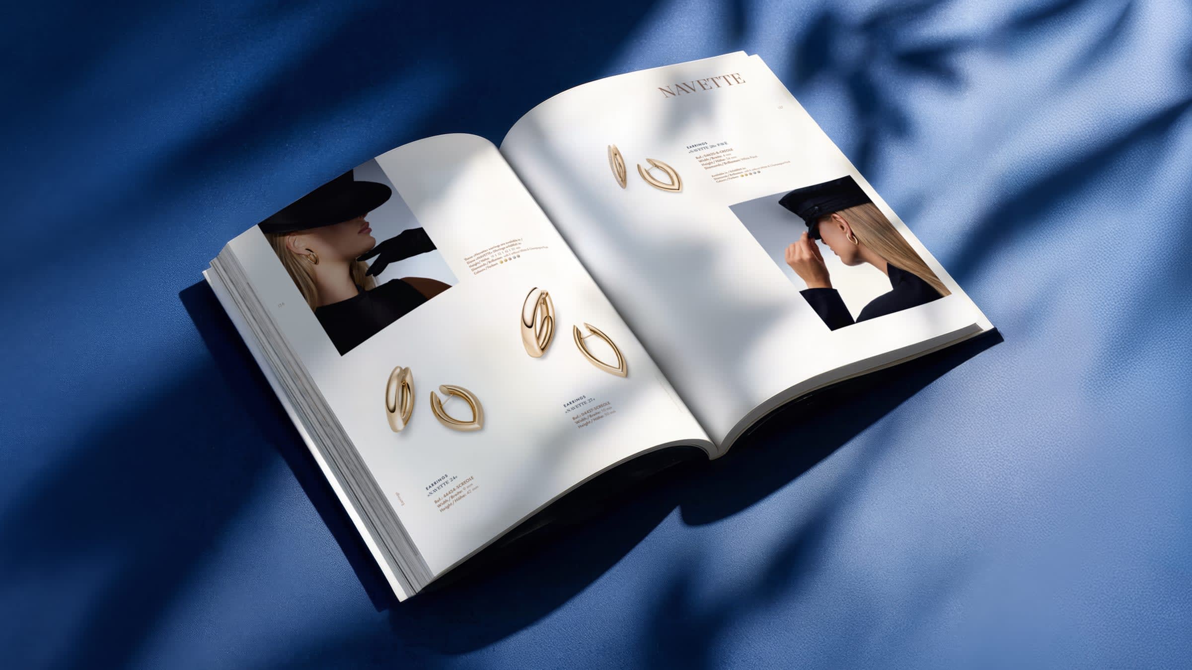 Doppelseite Navette aus dem IsabelleFa LookBook