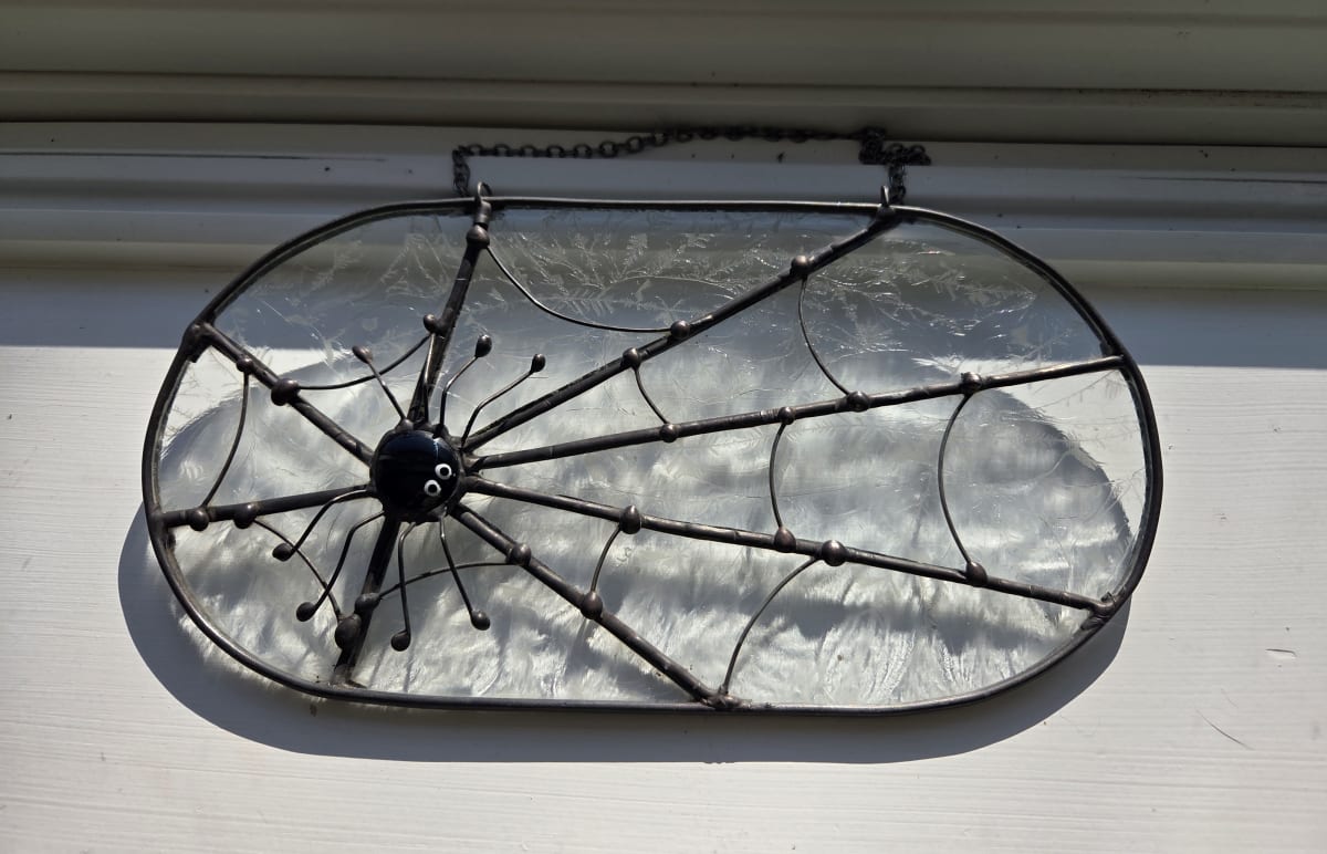 Long Legged Spider window panel