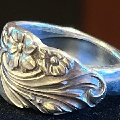 Vintage Silverware Ring