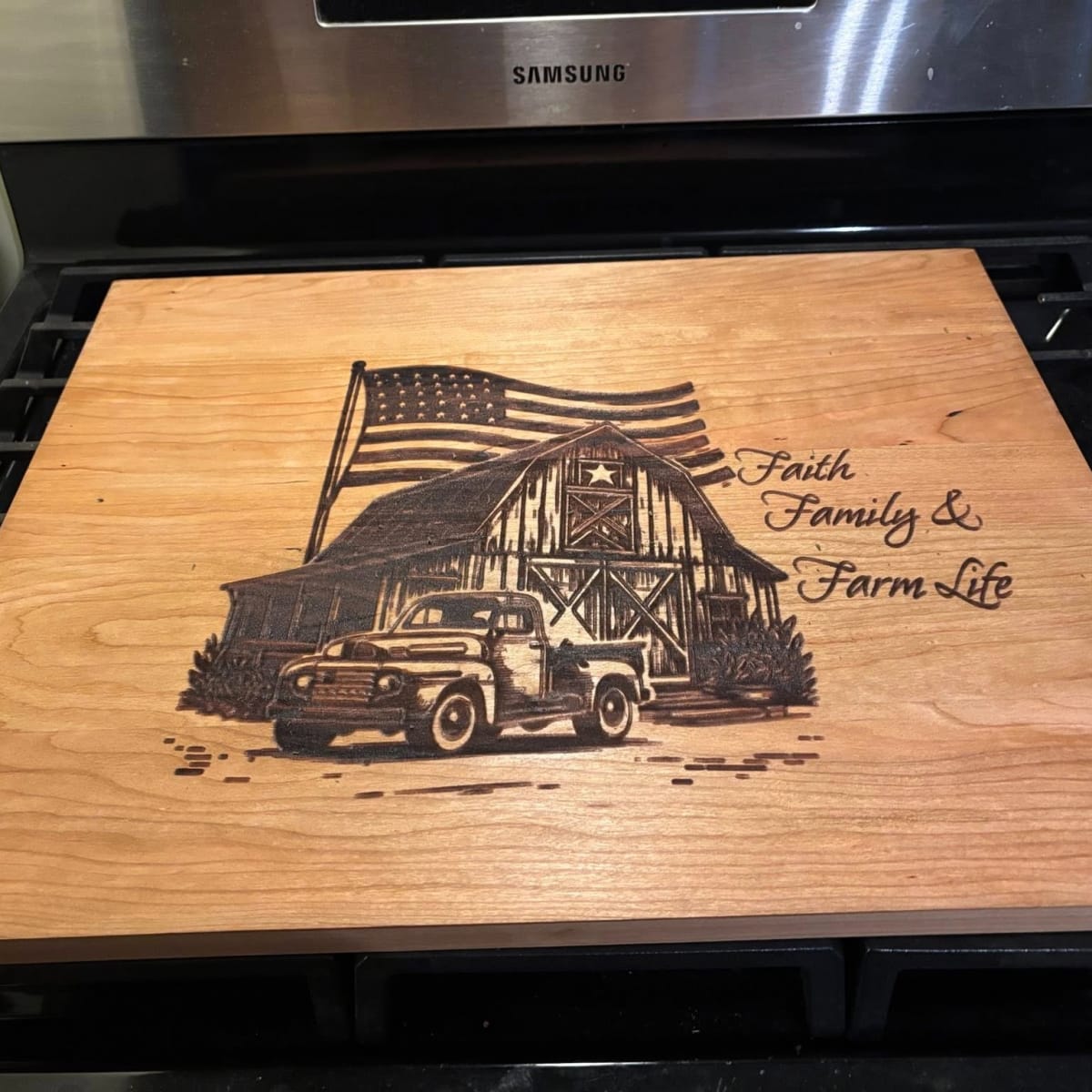 Stove cutting board (noodle board)