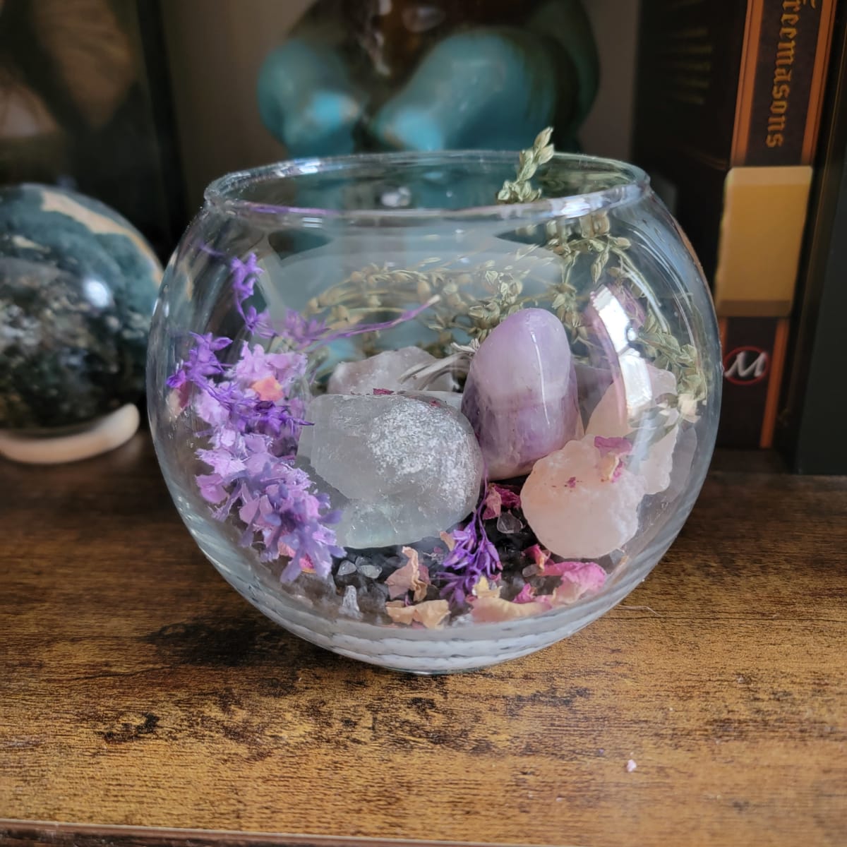 Custom Crystal Garden Globes