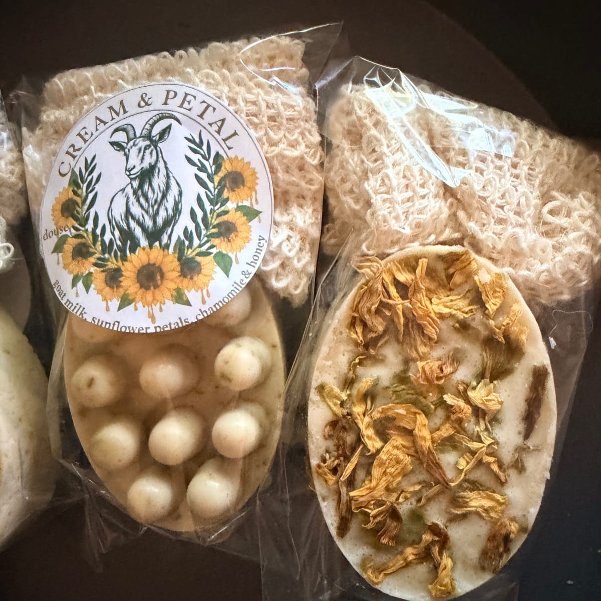 CREAM & PETAL GOAT MILK SOAP MASSAGE BAR
