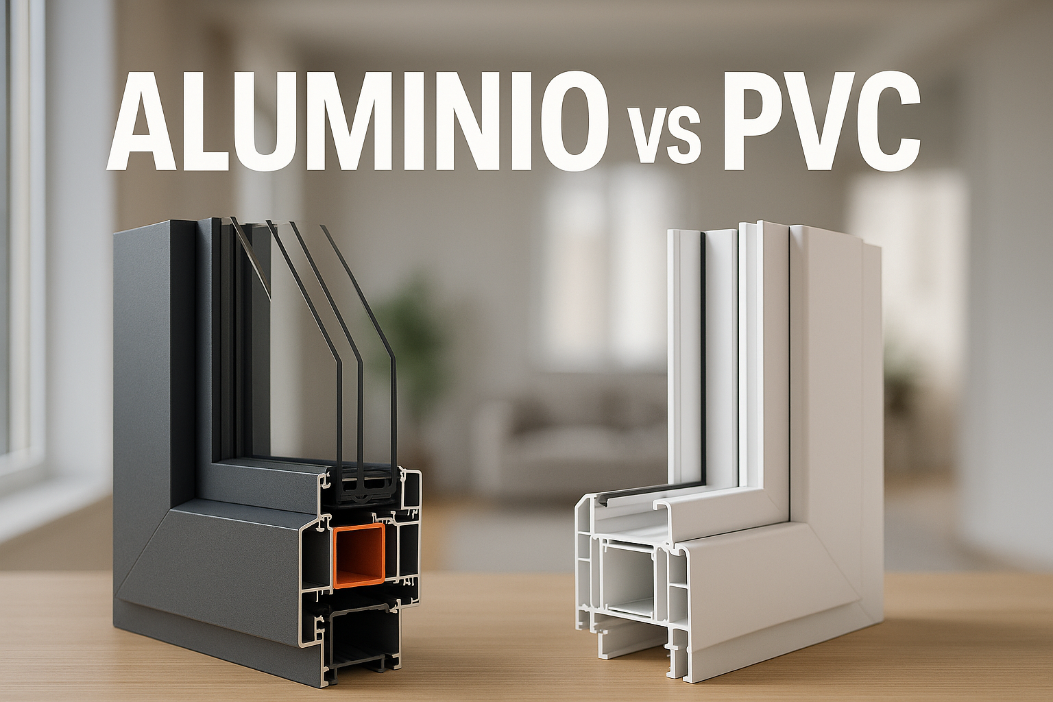 ¿Ventanas de aluminio o PVC en Alicante? Descubre por qué el aluminio es la opción más segura, eficiente y duradera para tu hogar.