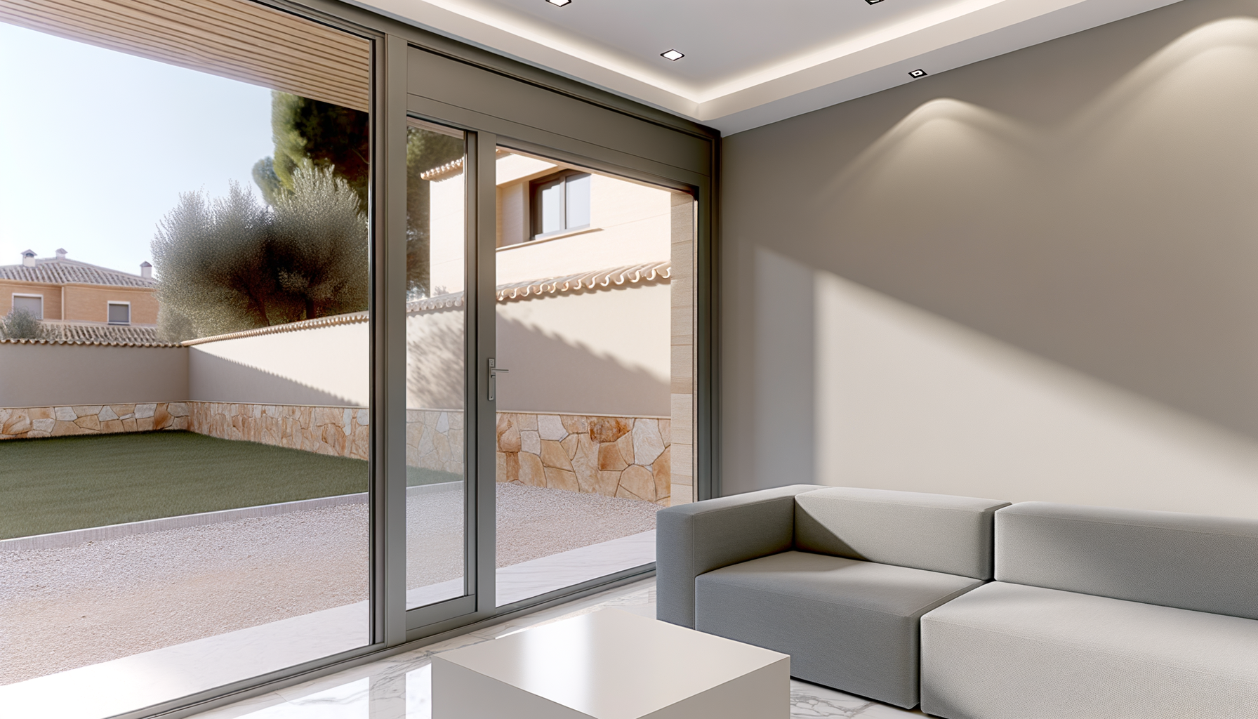 Puertas de aluminio para chalets en Valencia