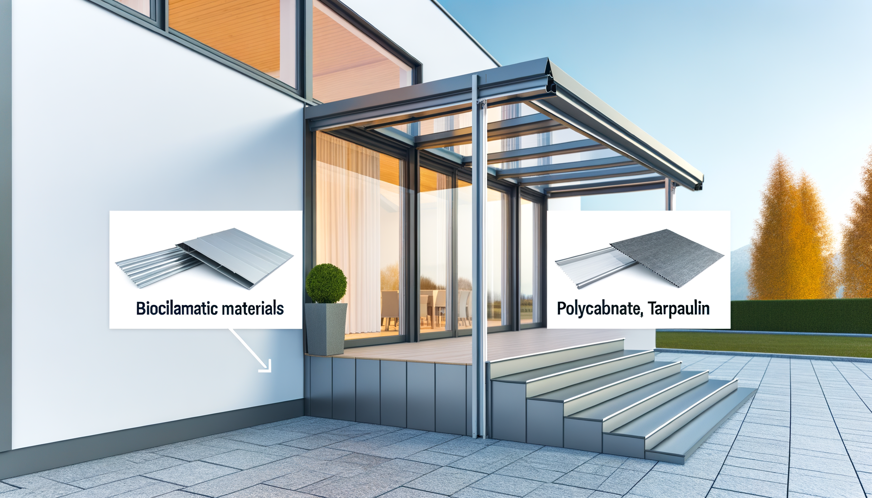 Quick comparison: bioclimatic, polycarbonate or fabric