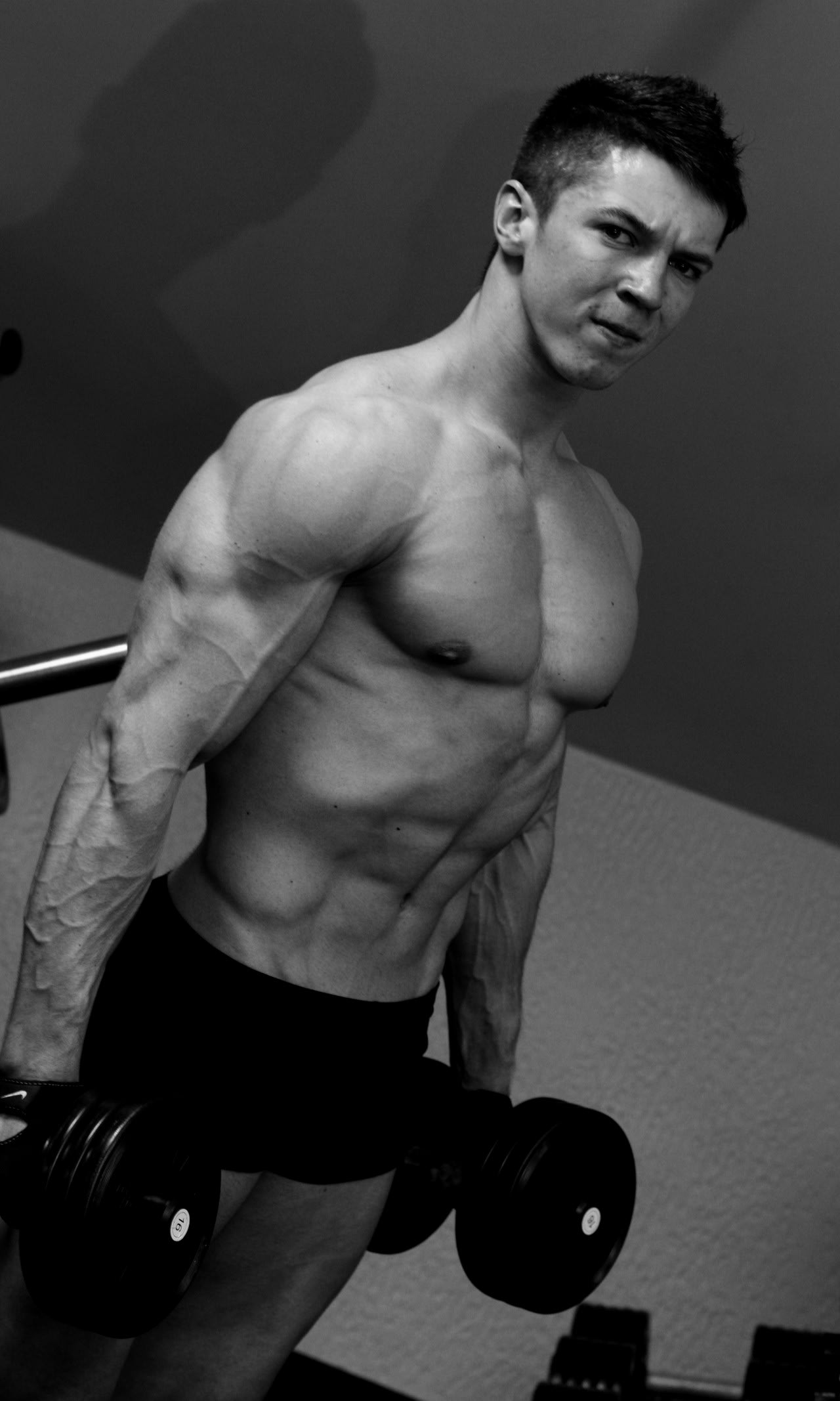 Alex Smagin gym training session