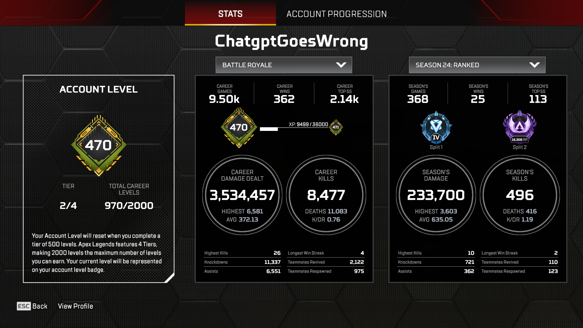 Apex Legends Account