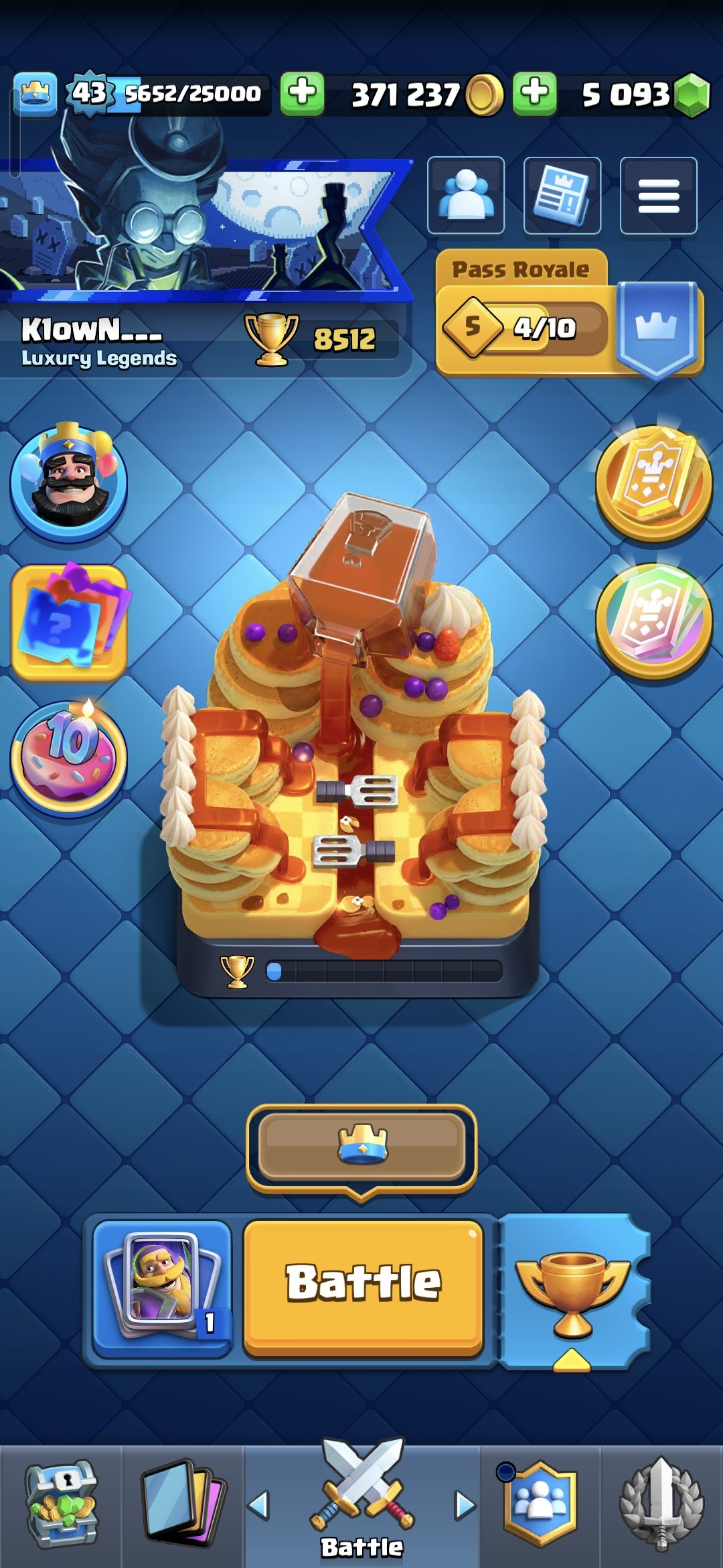 8500 Trophies | 5k Gems | And much more