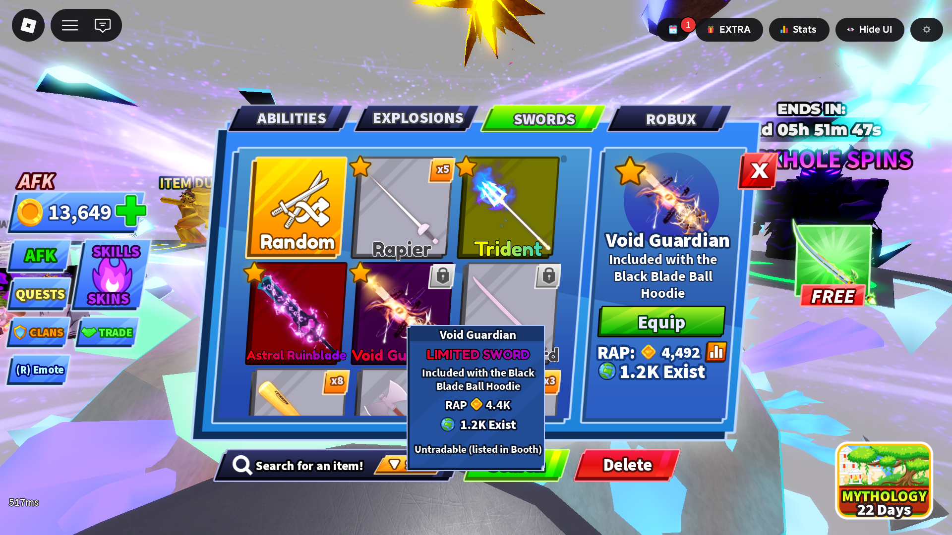 ๐ฎ Stacked Roblox Account โ Rare Items + High Value 4