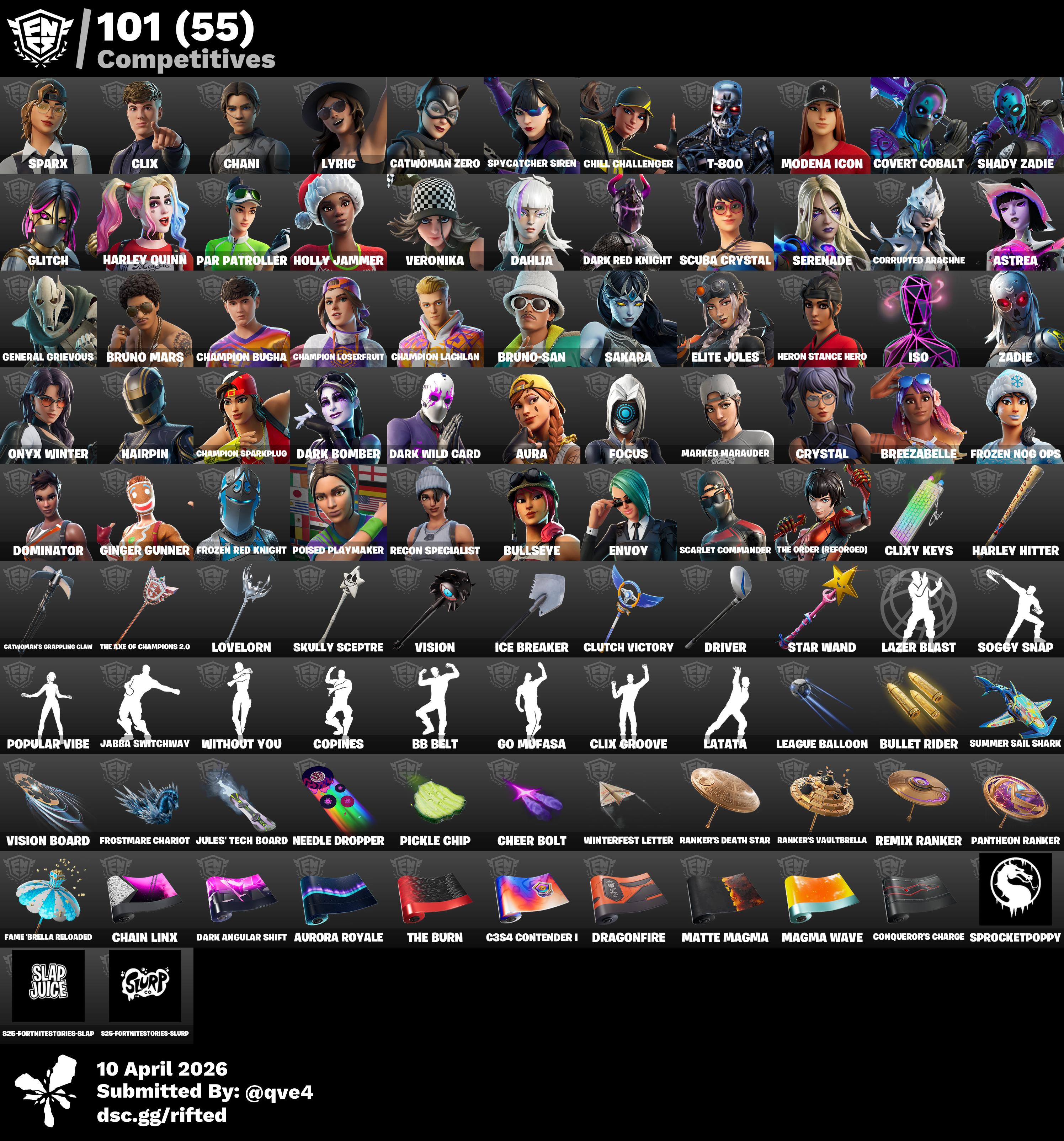 426 Skins | New STW | Florin | Championship Jonesy | Badge of Honor | PC 5