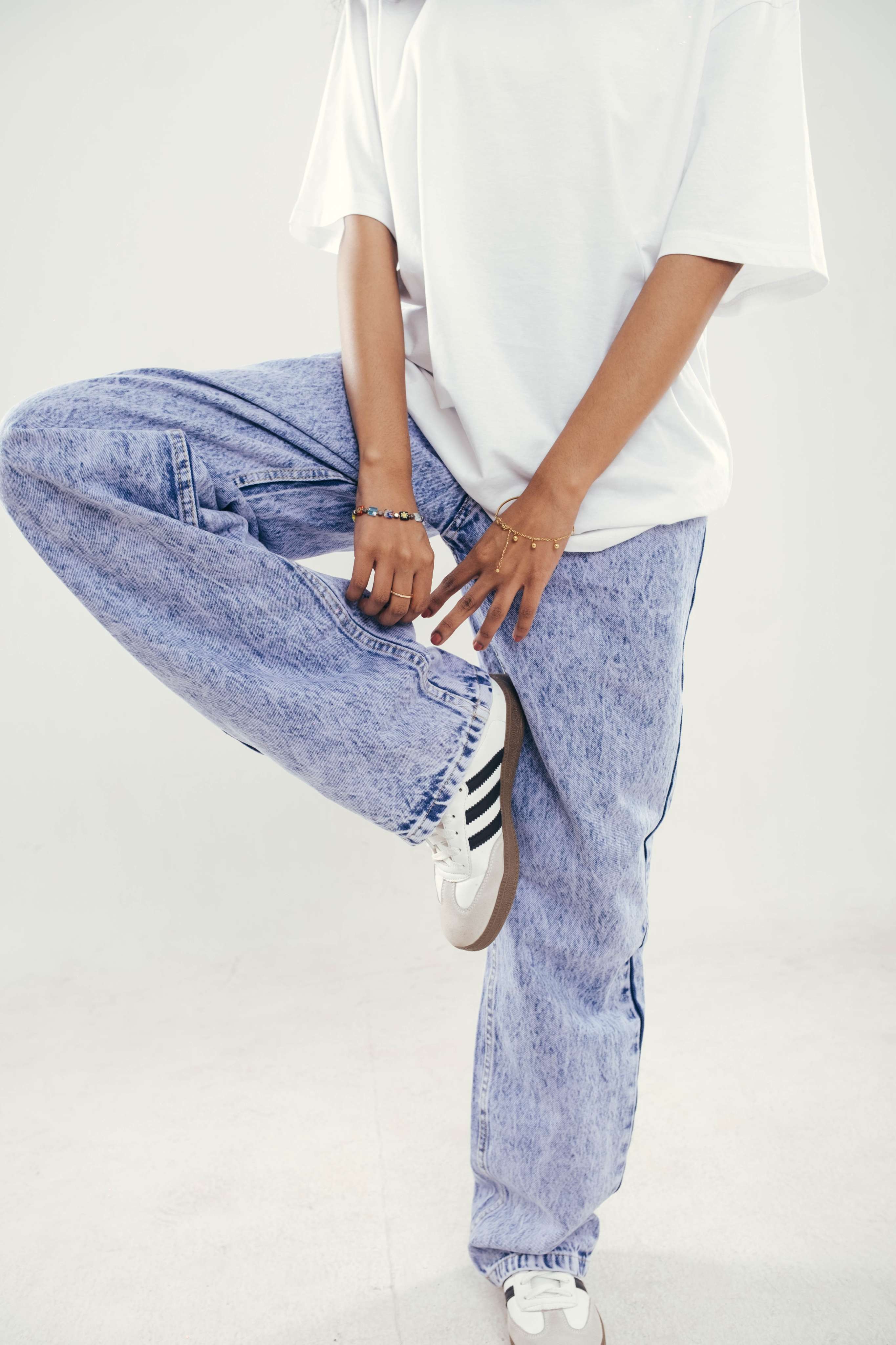 Abstract Blue Denim alternate view