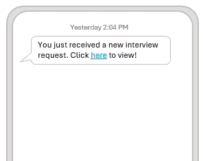 Recruiter booking preview