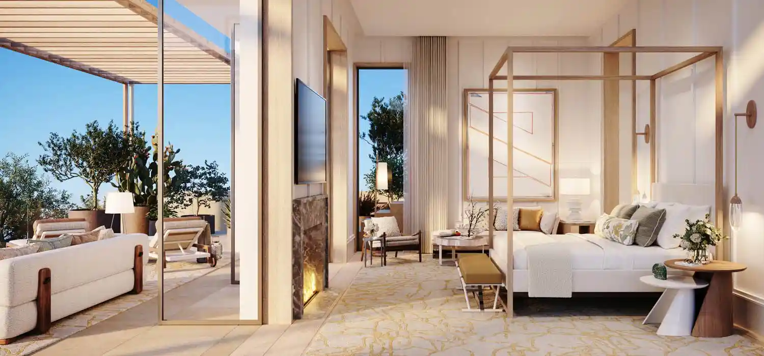 Επιλογή φινιρίσματος του έργου Limassol Greens. The Villas 1