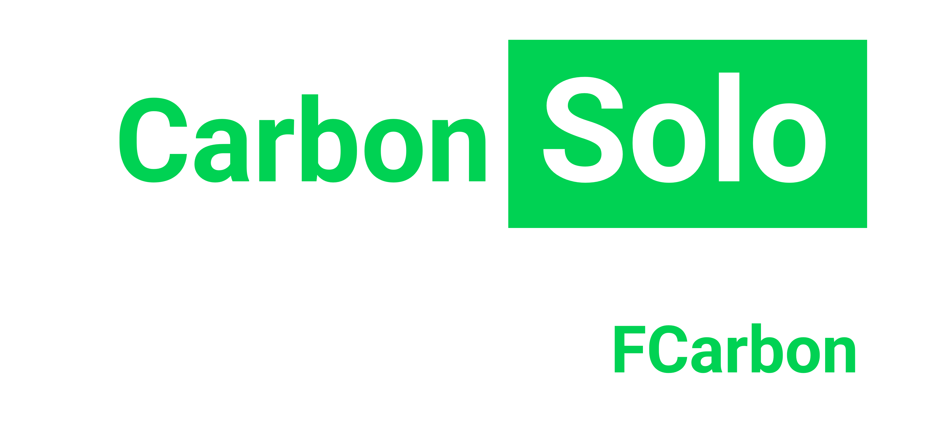 CarbonSolo powered by FCarbon Logo
