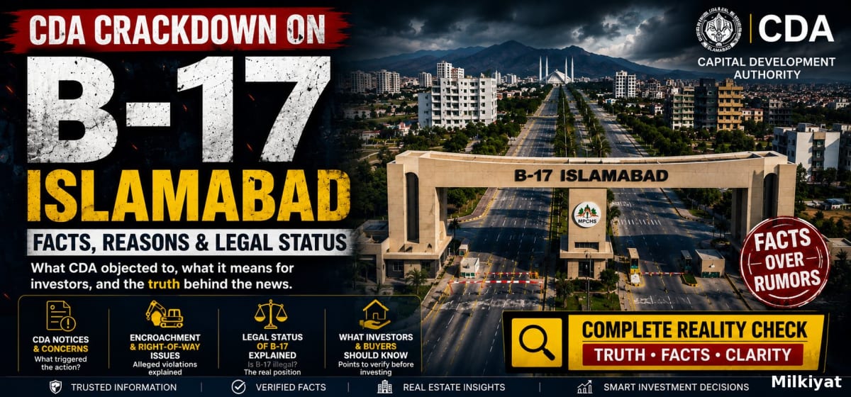 Why Did CDA Crack Down on B-17 Islamabad? Facts & Reality