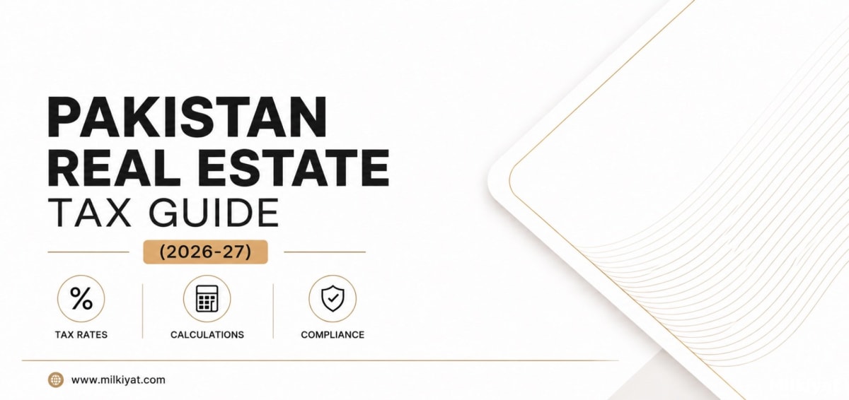 Pakistan Real Estate Tax Guide (2026-27): Budget Revisions & FBR Online Calculator