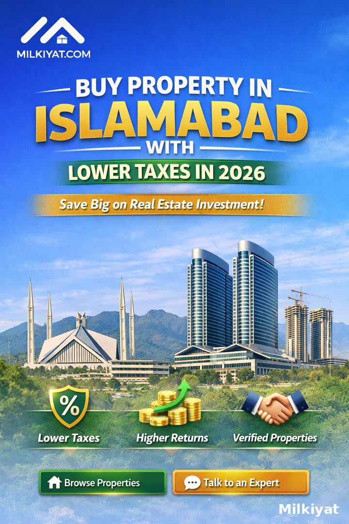Buy Property in Islamabad with Lower Taxes in 2026