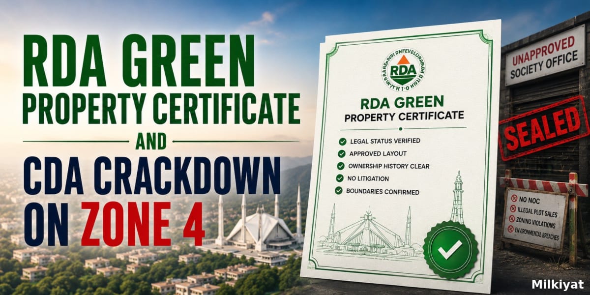 RDA Green Property Certificates & New CDA Crackdowns: How to Verify Your Twin Cities Plot