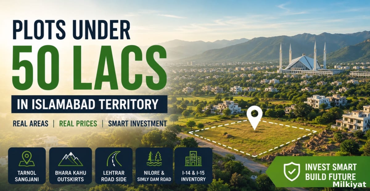 Plots Under PKR 50 Lacs in Islamabad Capital Territory (ICT): 2026 Investor's Guide