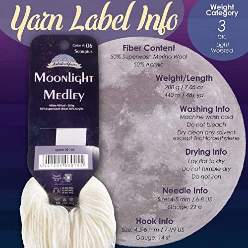 Vue 5 de Jubileeyarn Moonlight Medley Pelote