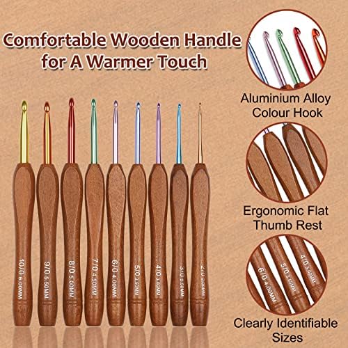 Vue 5 de Aeelike Ensemble De Crochets