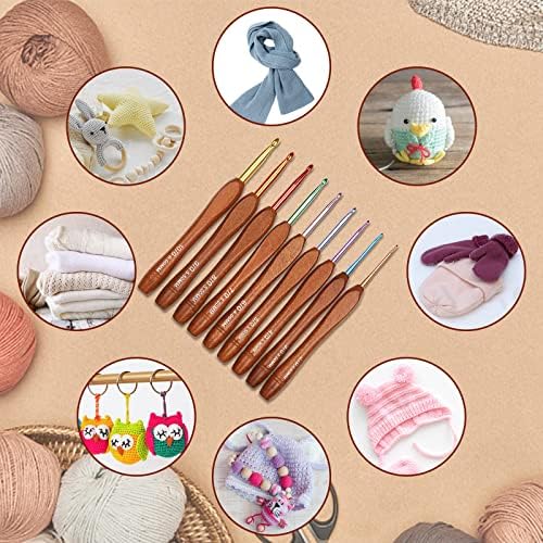 Vue 7 de Aeelike Ensemble De Crochets