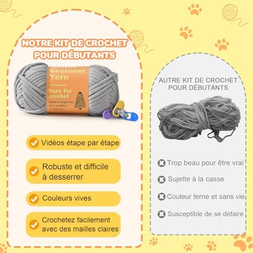 Vue 4 de Tranquilhome Kit Crochet Amigurumicrochet