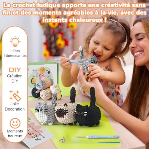 Vue 6 de Tranquilhome Kit Crochet Amigurumicrochet