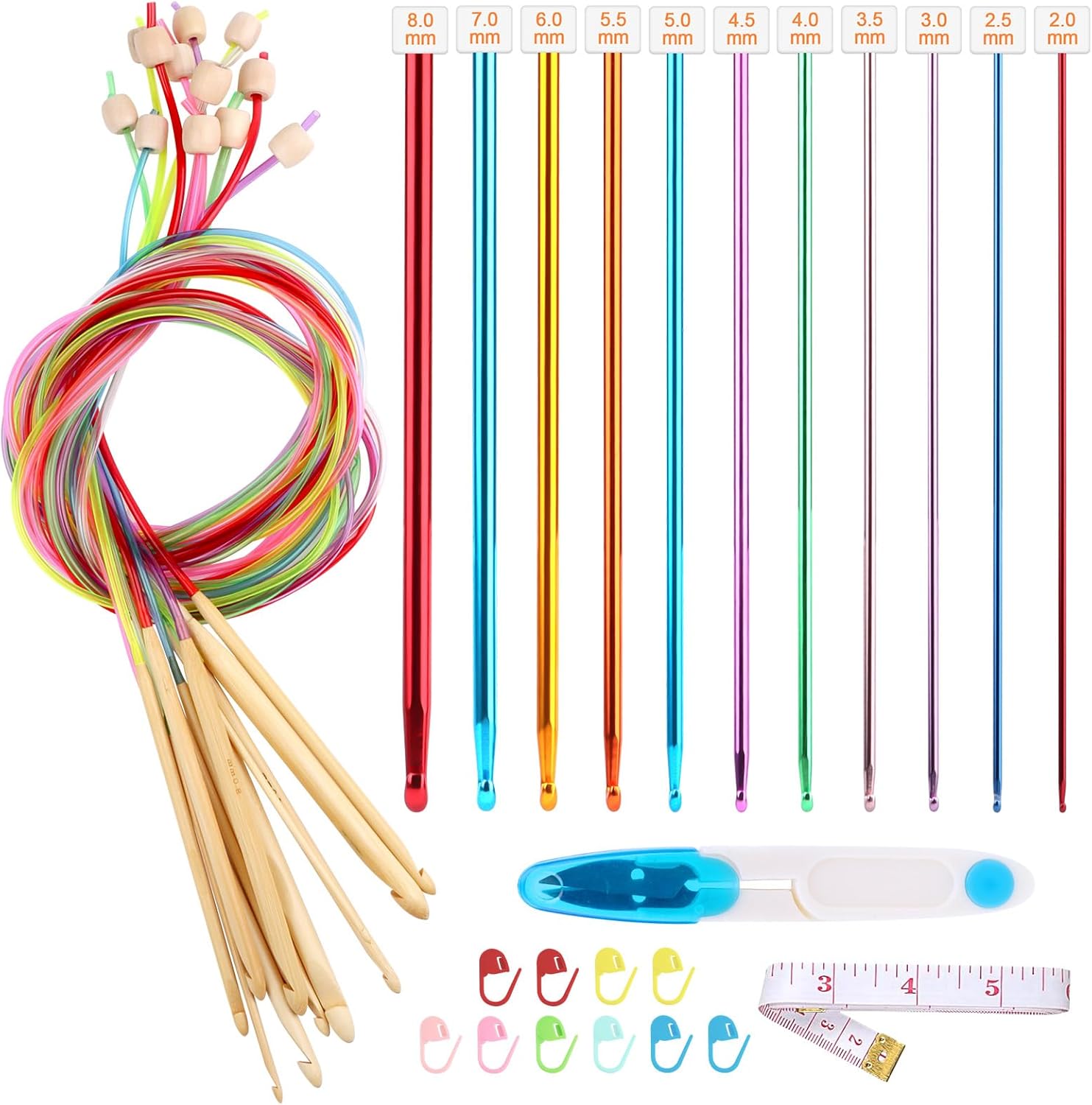 Pieces Crochet Tunisien Set