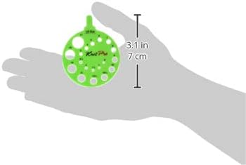 Vue 5 de Knitpro Envy Nadelschablone Reglette