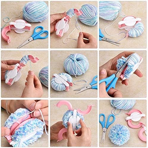 Vue 4 de Pompom Makers Tailles De