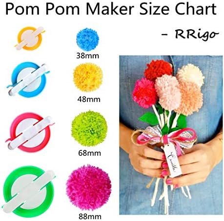Vue 5 de Pompom Makers Tailles De