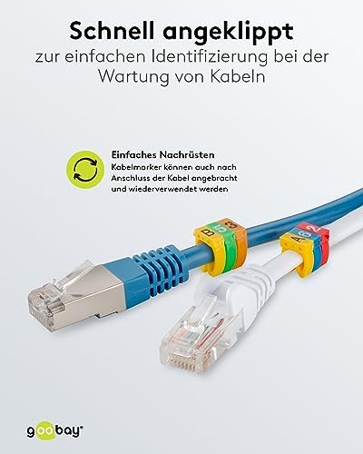 Vue 5 de Goobay Clips Marqueurs De