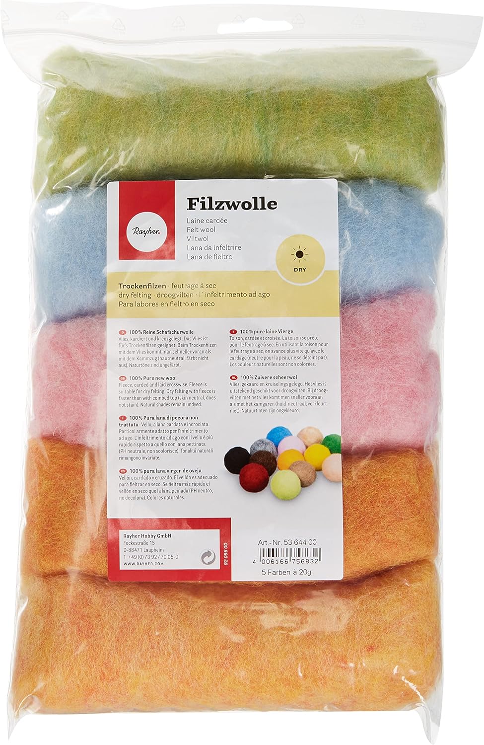 Rayher Pur Laine Vierge