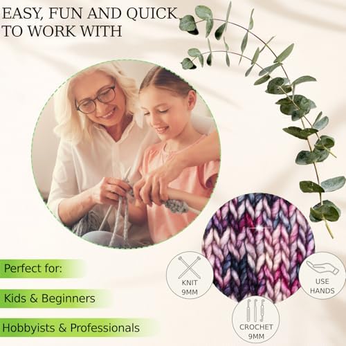 Vue 4 de Meriwoolart Pelote De Laine