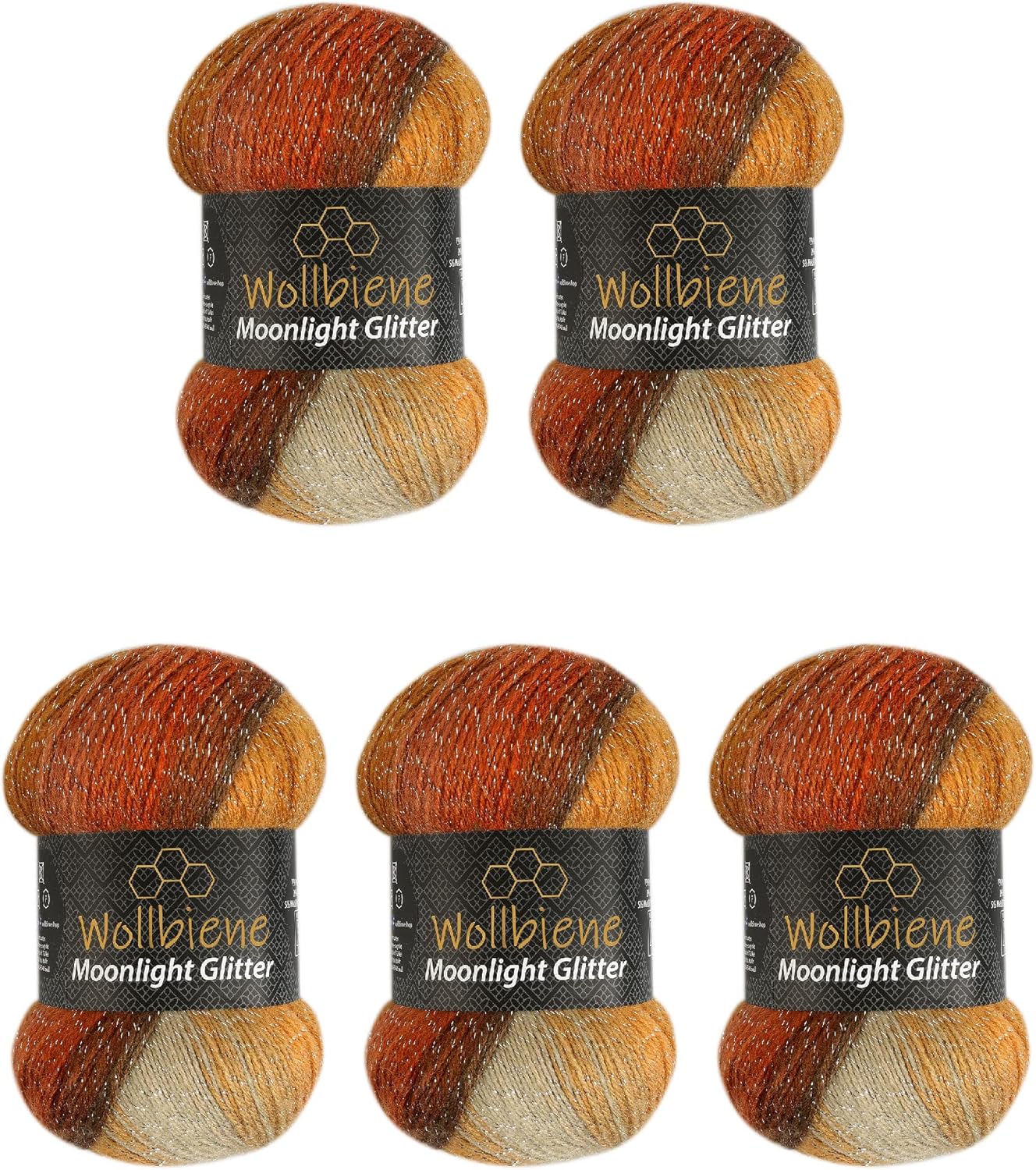 Wollbiene Moonlight Glitter Batik