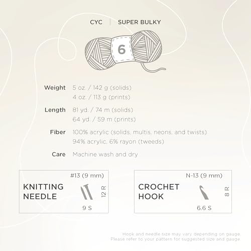 Vue 4 de Lion Brand Yarn Acrylique