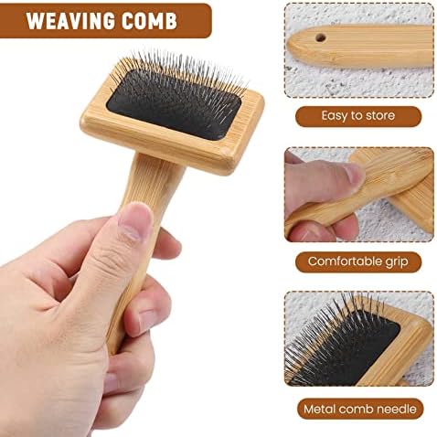 Vue 4 de Tapisserie Tissage Peigne Macrame