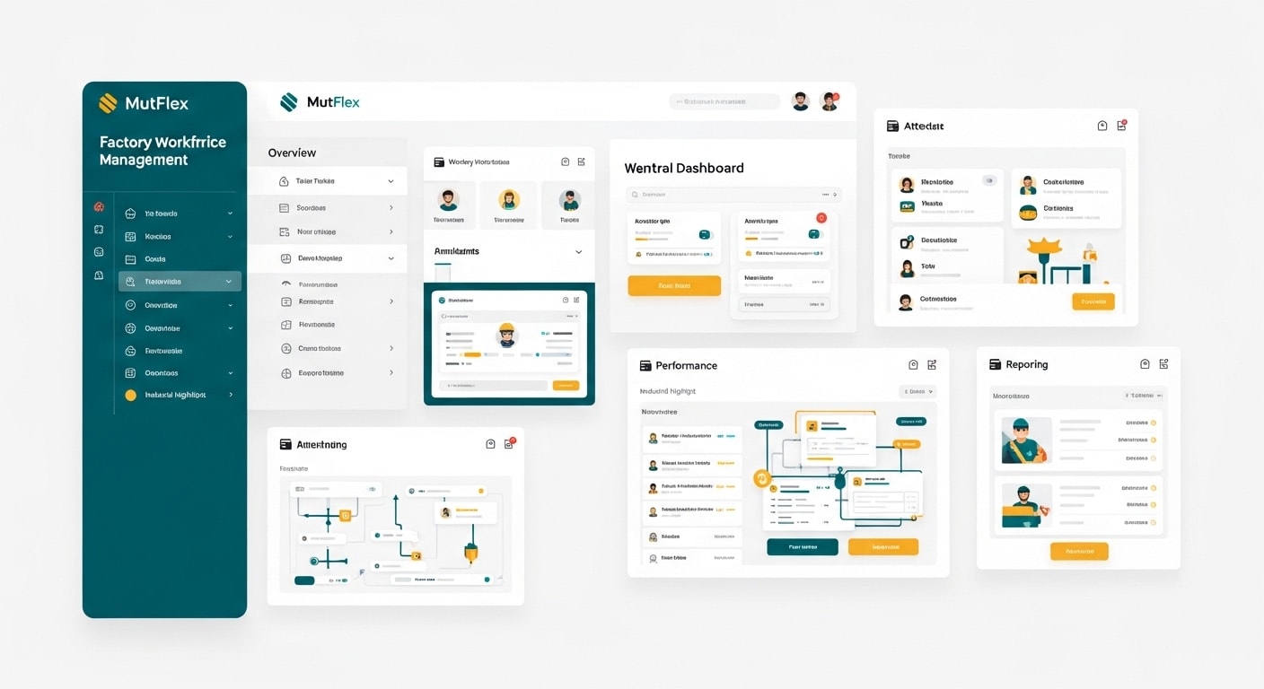 نظام متابعة عمال المصانع 