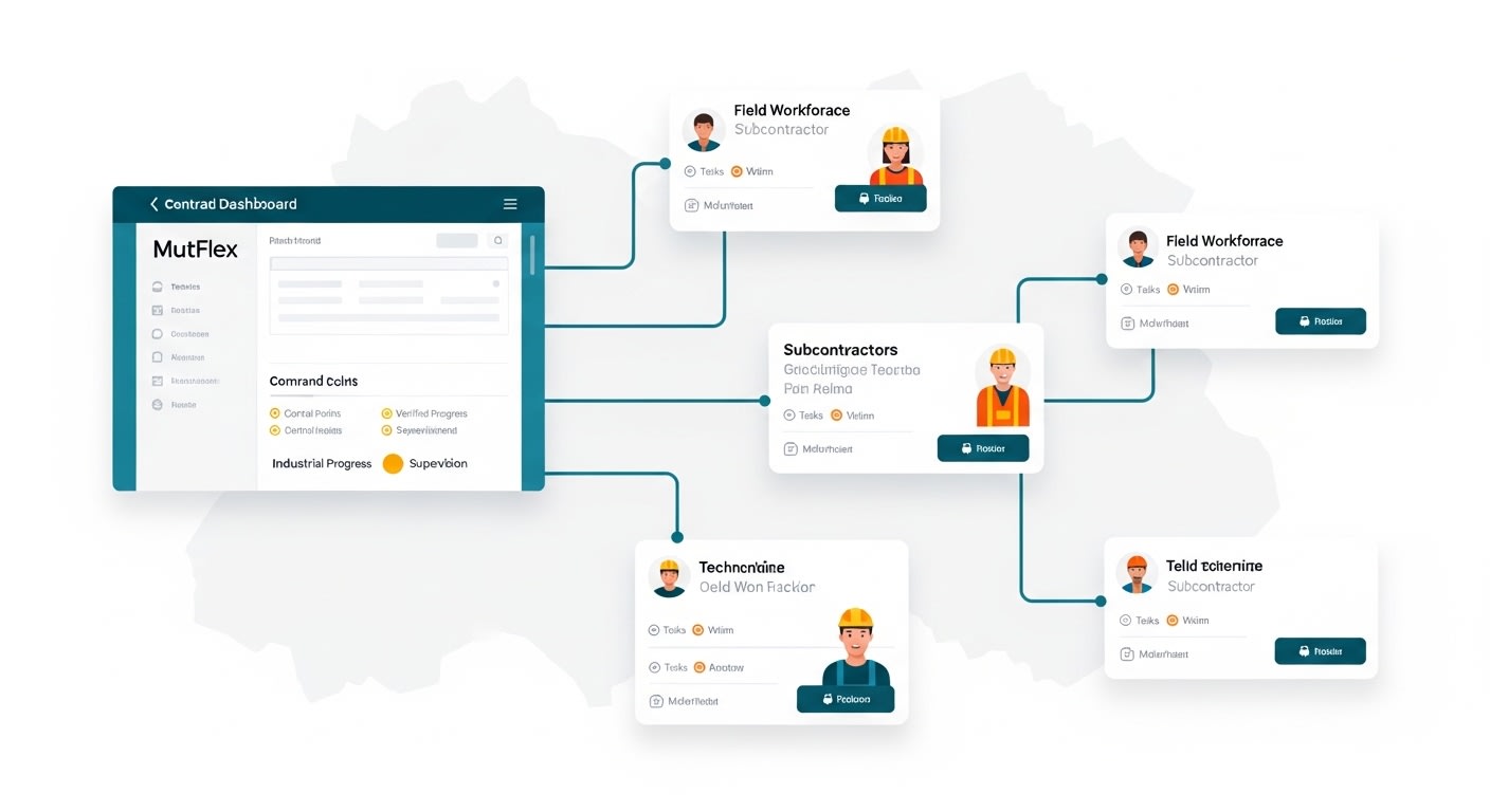 مراقبة مقاولي الباطن عن بعد في السعودية مع نظام موتفليكس الذكي